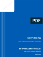 Rights For All: A Sinn Féin Discussion Document - January 2004
