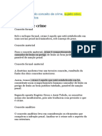 Breve Análise Do Conceito de Crime, Sujeito Ativo, Passivo e Objetos