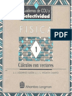 Física Vol 1 Cálculos Con Vectores - J. J. Lozano, J. L. Vigatá PDF