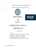 Dinámica de partículas: cinemática y fuerza-aceleración