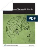 The Psychology of Sustainable Behaviors