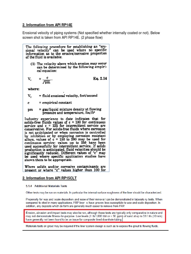 Velocity Limit Guidelines for Piping Systems from Industry Standards