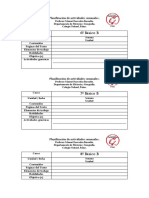 Plantilla Actividades de La Semana