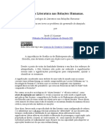 A Sociologia da Literatura nas Relações Humanas