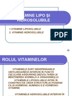 Vitamine Lipo Si Hidrosolubile