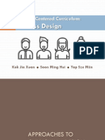 Subject-Centered Curriculum:: Process Design