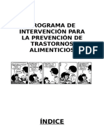 Programa Intervencion para Prevencion Trastornos Alimenticios