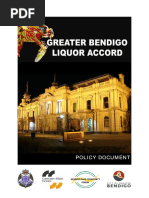 City of Greater Bendigo Liquor Accord Policy Document