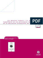 Los Derechos Humanos y El Derecho Humanitario en Los Principios Rectores de La Aplicacion Profesional de La Ley
