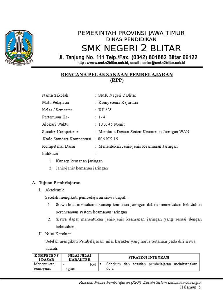 RPP Desain Keamanan WANdoc
