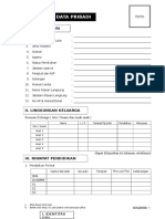 Form Isian Data Pribadi