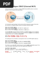 How To Configure EBGP