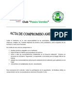 Acta de Compromiso Ambiental