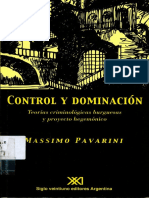 PAVARINI, Massimo. Control y dominación.pdf