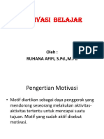 Pertemuan 4 Motivasi Belajar