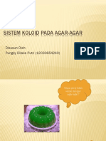 Sistem Koloid Pada Agar-Agar