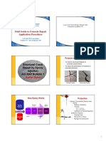 Field Guide To Concrete Repair Application Procedures: Structural Crack Repair by Epoxy Injection ACI RAP Bulletin 1
