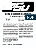 BODY CONDITION SCORING A Management Tool PDF