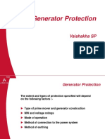 Generator Protection: Vaishakha SP