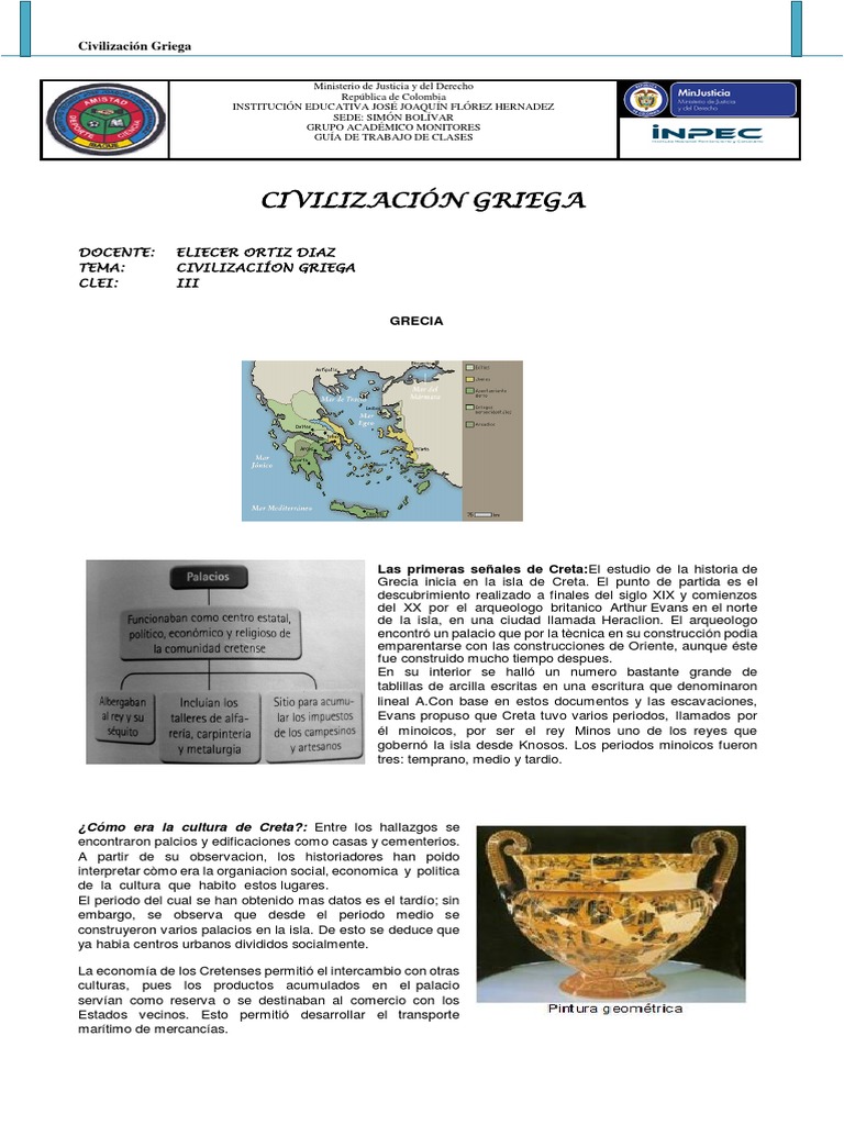 Historia y Cultura de la Civilización Griega | PDF | Antigua Grecia ...
