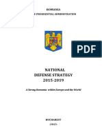 National Defense Strategy 2015 - 2019