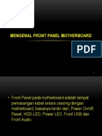 Mengenal Front Panel Motherboard