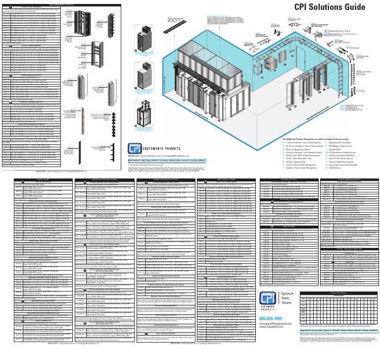 CPI Solutions Guide: Cable Management Products | PDF | Computing And ...