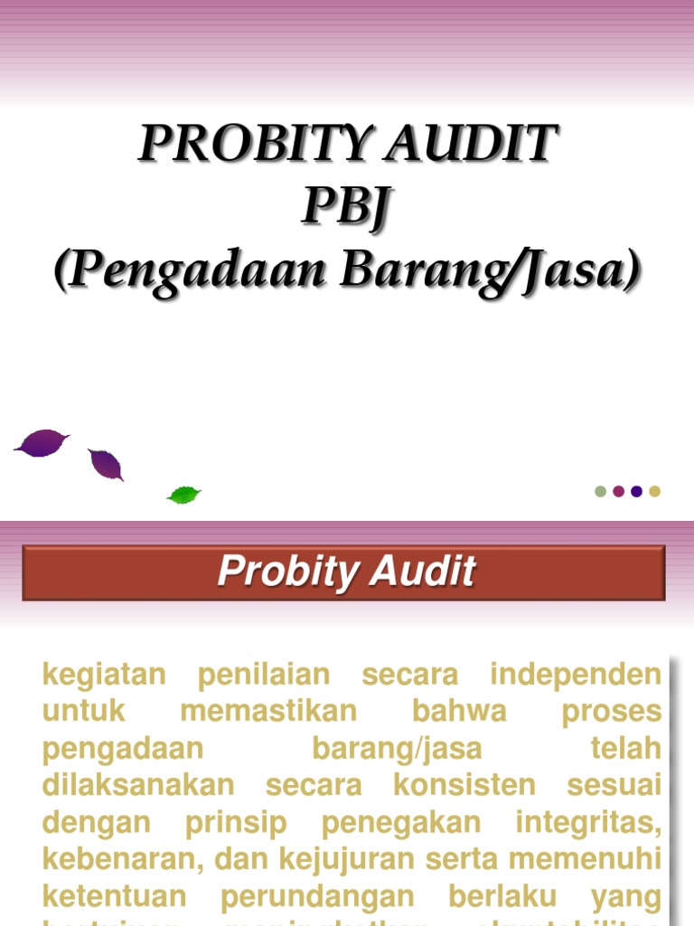 What Is Probity Audit? _ Probity – YQAIFK