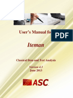 Iteman 4 3 Manual PDF