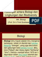 Materi 1.Hubungan Antara Biologi Dan Lingkungan