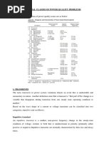 General Classes of Power Quality Problems