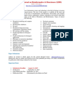 International Journal On Bioinformatics & Biosciences (IJBB)