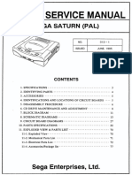 Sega Service Manual - Sega Saturn (PAL) - 013-1 - June 1995