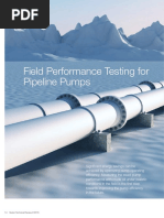 Pipeline Pump Testing