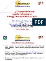 Energy Conservation With Special Reference To Energy Conservation Act, 2001