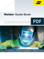 Esab - Welder Guide Book - All Positional Rutile Flux Cored Wires For Non and Low Alloyed Steel PDF