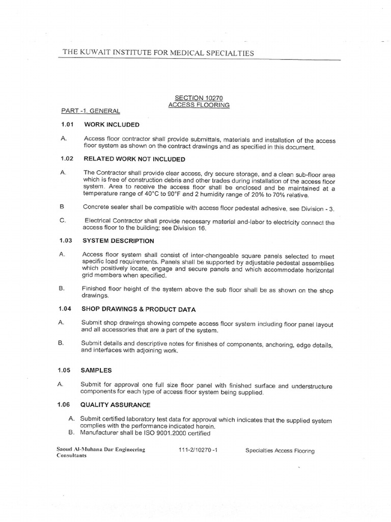 m 01 specification