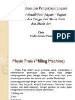 Bagian Mesin Frais Dan Mesin Bor