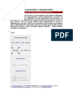 Compuestos Saturados e Insaturados