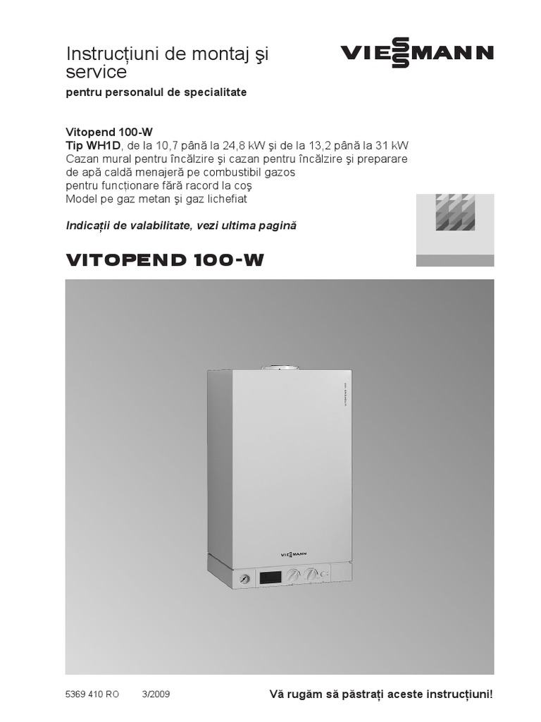 Manual Viessmann Vitopend 100 WH1D?