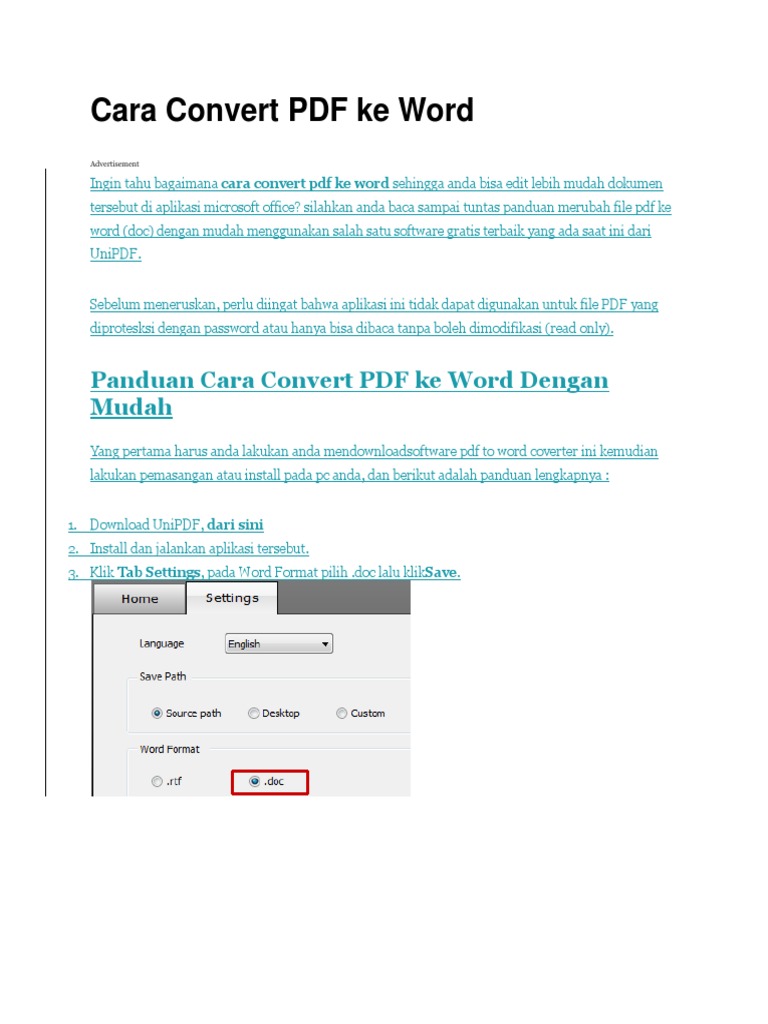 Cara convert pdf ke word pdf karier perkembangan komputer