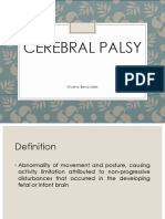 Cerebral Palsy: Silvana Benavides