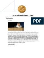 The Noble Peace Prize 2009