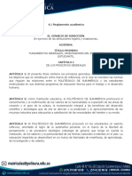 Reglamento Estudiantil PDF