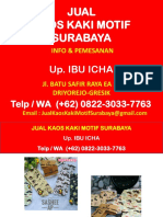 WA 0822-3033-7763 (Tsel), Kaos Kaki Jempol Motif Bunga Surabaya
