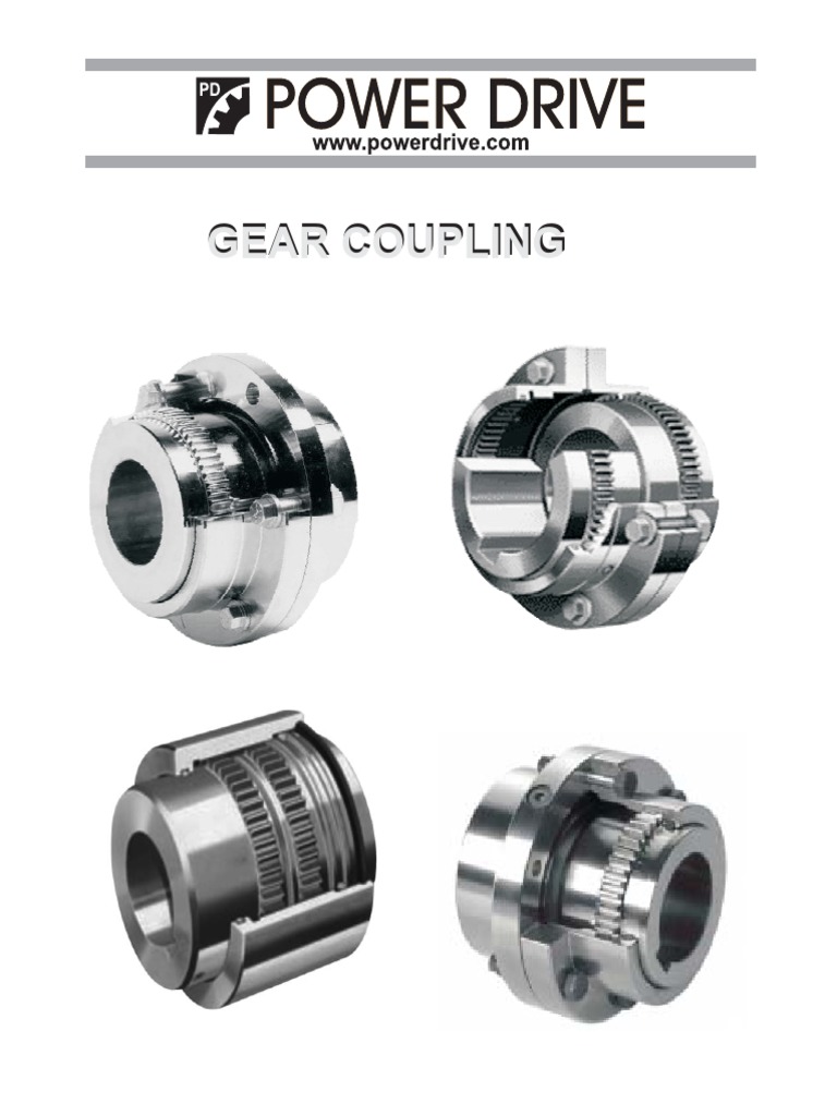 Gear Coupling PDF Horsepower Pump