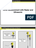 Radar and Ultrasonic Level Measurement