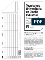 Folleto Diseño Industrial