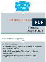 Internship Report Presentation 1