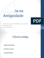 A Ciência Na Antiguidade